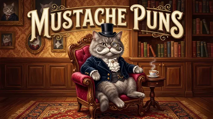 Mustache Puns for Dads That Are Funny and Classic