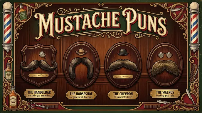 Mustache Puns for Men’s Style and Grooming