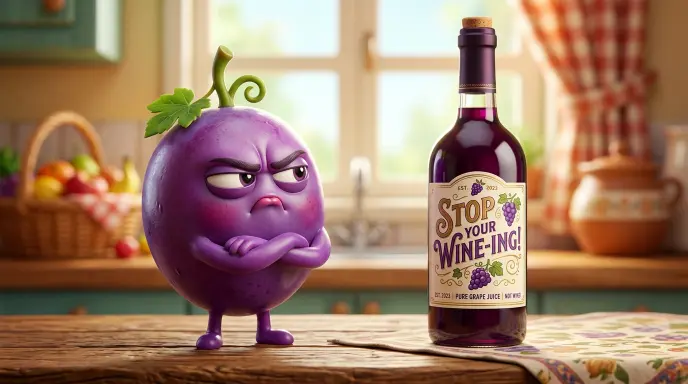 Wine and Vineyard Grape Puns